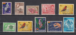 Lot De Timbres Oblitérés Du Ghana Depuis 1957 - Ghana (1957-...)