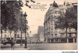 CAR-AAIP9-92-0856 - NEUILLY SUR SEINE - Rue Du Chateau A L'Avenue De Neuilly - Neuilly Sur Seine