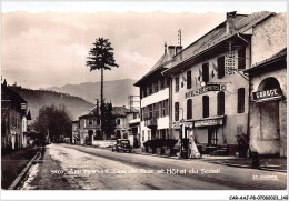 CAR-AAJP8-73-0749 - AIGUEBELLE - Grande Rue Et Hôtel Du Soleil - Aiguebelle