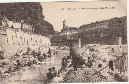 WA 13-(06) NICE - BLANCHISSEUSES DU PAILLON - LAVANDIERES - 2 SCANS - Petits Métiers