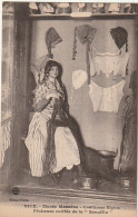 WA 13-(06) NICE - MUSEE MASSENA - COSTUMES NICOIS - PECHEUSE COIFFEE DE LA " SCOUFFIA " - EDIT.  GILETTA , NICE- 2 SCANS - Musea