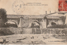 WA 14-(07) PRIVAS - LE VIEUX PONT D' OUVEZE - 2 SCANS - Privas