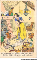 CAR-AAMP3-DISNEY-0257 - Blanche-Neige - La Maison Des Nains Etant Tres Sale Blanche-Neige  - N°6 - Disneyland