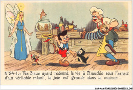 CAR-AAMP3-DISNEY-0234 - Pinocchio - La Fée Bleue Ayant Redonné La Vie A Pinocchio Sous L'aspect - N°24 - Disneyland