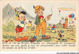 CAR-AAMP3-DISNEY-0224 - Pinocchio - A L'ile Des Plaisirs Pinocchio En Compagnie De Lampwick Devenu Son Ami - N°15 - Disneyland