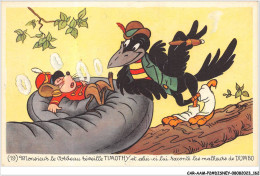 CAR-AAMP2-DISNEY-0183 - Dumbo - Monsieur Le Corbeau Reveille Timothy Et Celui-ci Lui Raconte Les Malheurs De Dumbo -N°19 - Disneyland
