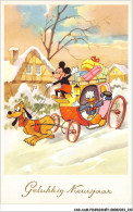 CAR-AAMP11-DISNEY-0931 - Mickey, Donald Et Pluto - Gelukkig Nieuwjaar - Disneyland