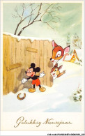 CAR-AAMP11-DISNEY-0926 - Mickey Et Bambi - Gelukkig Nieuwjaar - Disneyland