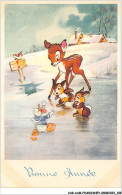 CAR-AAMP11-DISNEY-0920 - Donald Et Bambi - Gelukkig Nieuwjaar - Disneyland