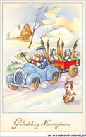CAR-AAMP11-DISNEY-0918 - Donald - Gelukkig Nieuwjaar - Disneyland