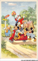 CAR-AAMP11-DISNEY-0903 - Mickey, Donald Et Les Trois Petits Cochons - Heureux Anniversaire - Disneyland