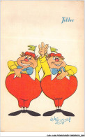 CAR-AAMP10-DISNEY-0838 - Tweedle Dee Et Tweedle Dum - Publicite Chocolat Tobler  - Disneyland