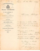 Facture.AM20533.Lyon.1893.Maison Guichard.Entreprise Générale De Fêtes Publiques.Tous Matériels - 1800 – 1899