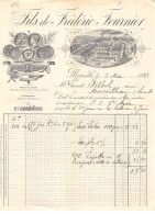 Facture.AM20545.Marseille.1893.Fils De Frédéric Fournier.Bougie Fournier.Illustré - 1800 – 1899