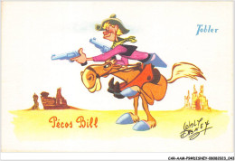 CAR-AAMP9-DISNEY-0737 - Pecos Bill - Publicite Chocolat Tobler  - Disneyland