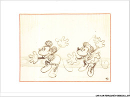 CAR-AAMP5-DISNEY-0485 - Mickey - Original Story Sketch Of Mickey And Minnie Mouse - Blue Rhythm - Disneyland