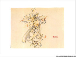 CAR-AAMP5-DISNEY-0475 - Blanche-Neige - Original Story Sketch Of Dopey And Sneezy - Snow White And The Seven Dwarfs - Disneyland