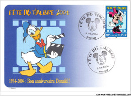 CAR-AAMP4-DISNEY-0294 - Fete Du Timbre 2004 - 1934-2004 - Bon Anniversaire Donald - Disneyland