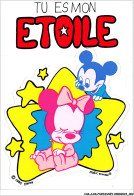 CAR-AAMP4-DISNEY-0293 - Mickey, Et Minnie - Tu Es Mon Etoile - Stickers - Disneyland