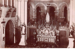 A Localiser - N°84445 - Statue De La Vierge Marie Dans Une église - Carte Photo - Da Identificare