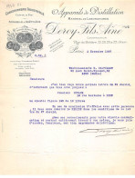 Facture.AM20866.Paris.1937.Deroy Fils Ainé.Appareil & Distillation.Chaudronnerie Industrielle.Cuivre.Fer.Acétylène - 1900 – 1949