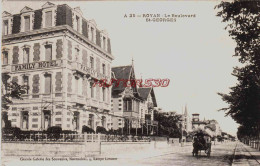 CPA ROYAN - CHARENTE MARITIME - BOULEVARD SAINT GEORGES - ATTELAGE - Royan