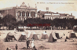 CPA ROYAN - CHARENTE MARITIME - LA PLAGE DEVANT LES NOUVELLES GALERIES - Royan