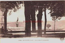 CPA SAINT FLOUR - CANTAL - LES ALLEES PROMENADE - Saint Flour