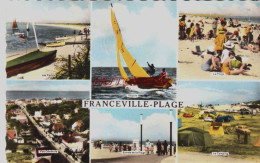 CPSM FRANCEVILLE PLAGE - CALVADOS - MULTIVUES - Sonstige & Ohne Zuordnung