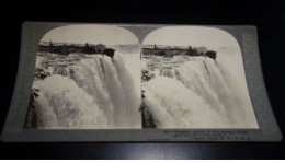 Photographie Sur Carton  . 2moi10429.1900 Environs.chutes Du Niagara.18 X 09 Cm. - Photos Stéréoscopiques