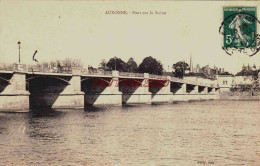 CPA AUXONNE - COTE D'OR - PONT SUR LA SAONE - Auxonne