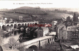 CPA UZERCHE - CORREZE - LE VIADUC LES PONTS L'HOPITAL ET LES BAINS - Uzerche