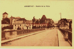 CPA ARGENTAT - CORREZE - ENTREE DE LA VILLE - Argentat