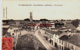 CPA ILE D'OLERON - CHARENTE MARITIME - SAINT PIERRE - VUE GENERALE - Ile D'Oléron