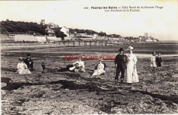 CPA FOURAS LES BAINS - CHARENTE MARITIME - LES ROCHERS ET LE PONTON - Fouras-les-Bains