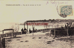 CPA FOURAS LES BAINS - VUE DE LA TERRASSE - Fouras-les-Bains