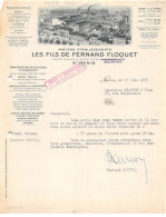 Facture.AM24589.Paris.1955.Saint Denis.Les Fils De Fernand Floquet.Maroquins - 1950 - ...