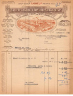 Facture.AM24552.Lyon.1951.Société Générale Des Cires Françaises - 1950 - ...