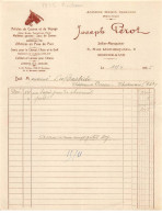 Facture.AM24466.Bordeaux.1935.Joseph Pérot.Article De Course Et De Voyage - 1900 – 1949