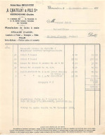 Facture.AM24159.Dermondans.1930.A Chatelot.Petitot.Scies à Main.Acier - 1900 – 1949