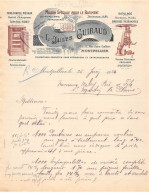 Facture.AM24129.Montpellier.1923.Guiraud.Maison Spéciale Pour Le Batiment.Quincaillerie.ferronnerie.Outil.machine - 1900 – 1949