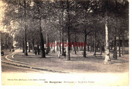 CPA BERGERAC - DORDOGNE - LE JARDIN PUBLIC - Bergerac