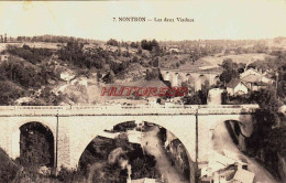 CPA NONTRON - DORDOGNE - LES DEUX VIADUCS - Nontron