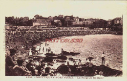 CPA SAINT QUAY PORTRIEUX - COTES D'ARMOR - LA PLAGE - Saint-Quay-Portrieux