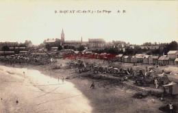 CPA SAINT QUAY PORTRIEUX - COTES D'ARMOR - LA PLAGE - Saint-Quay-Portrieux