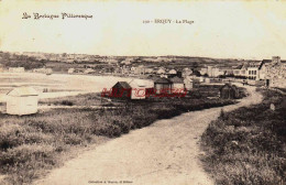 CPA ERQUY - COTES D'ARMOR - LA PLAGE - Erquy