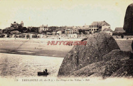 CPA TREGASTEL - COTES D'ARMOR - LA PLAGE ET LES VILLAS - Trégastel