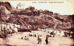 CPA ETABLES SUR MER - COTES D'ARMOR - PLAGE DES GOBELINS - Etables-sur-Mer