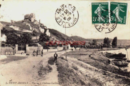 CPA LES ANDELYS - EURE - LE PETIT ANDELYS - VUE SUR LE CHATEAU GAILLARD - Les Andelys