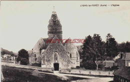 CPA LYONS LA FORET - EURE - L'EGLISE - Lyons-la-Forêt